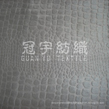 Warp Knitting Embossed Suede for Home Textile